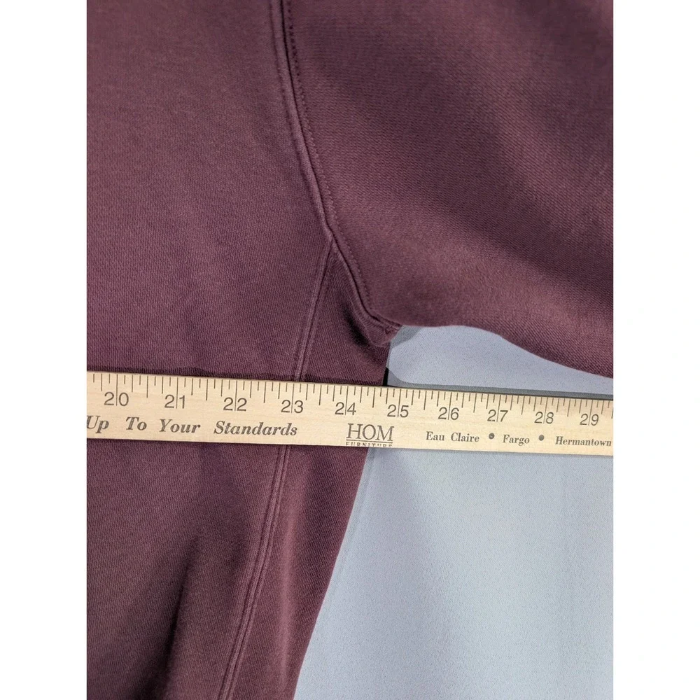 Nike‎ Hoodie Mens L Burgundy Maroon Pullover Swoosh Athleisure